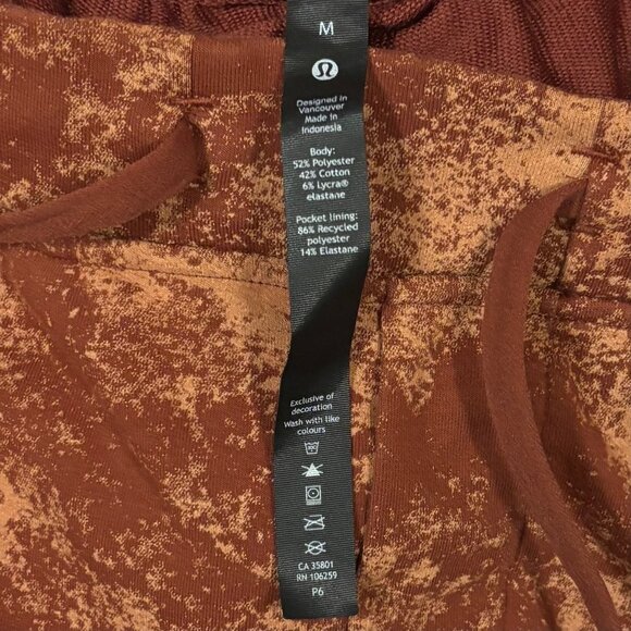 Lululemon Mens City Sweat Jogger 29" Size M Astral Dark Terracotta Desert Sun - Picture 11 of 11